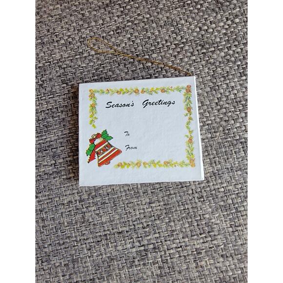 Mini Book Ornament Christmas Nursery Rhymes Vintage - Picture 6 of 6